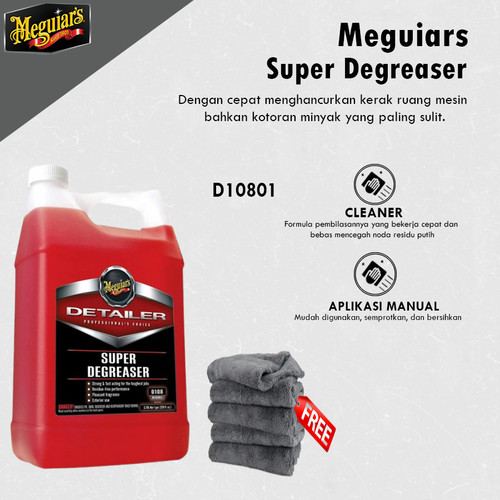 [EZR.0700370] Meguiar's - Meguiars Super Degreaser 3,79L Pembersih Ruang Mesin Engine Cleaner