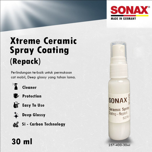 [EZR.0700374] SONAX Xtreme CERAMIC SPRAY COATING REPACK / ECER Semi Nano Coating / Sealant Mobil
