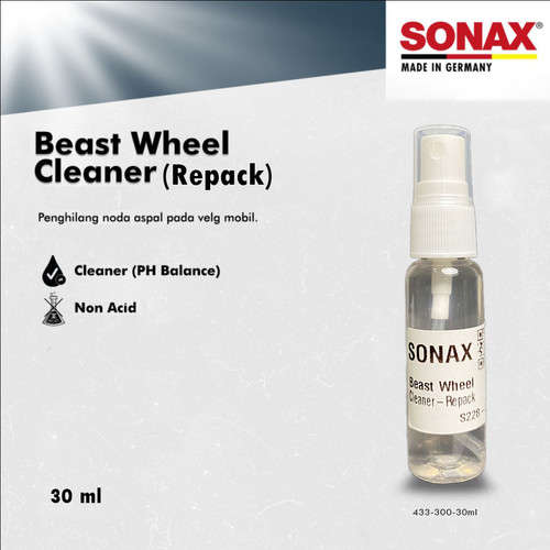[EZR.0700378] SONAX Beast Wheel Cleaner Acid Free Pembersih Velg Repack / Ecer