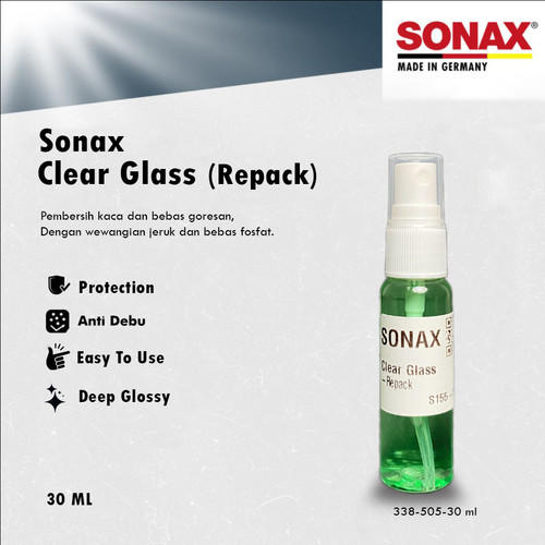 [EZR.0700382] SONAX Clear Glass Pembersih Kaca REPACK / ECER Glass Cleaner Mobil