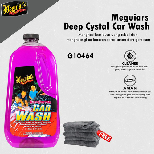 [EZR.0700390] Meguiars - Meguiar's Deep Crystal Car Wash Shampoo 1.89L Shampo Mobil