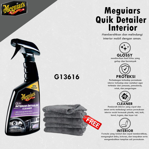 [EZR.0700394] Meguiars - Meguiar'S Quik Interior Detailer Cleaner 473Ml Pembersih Interior Mobil