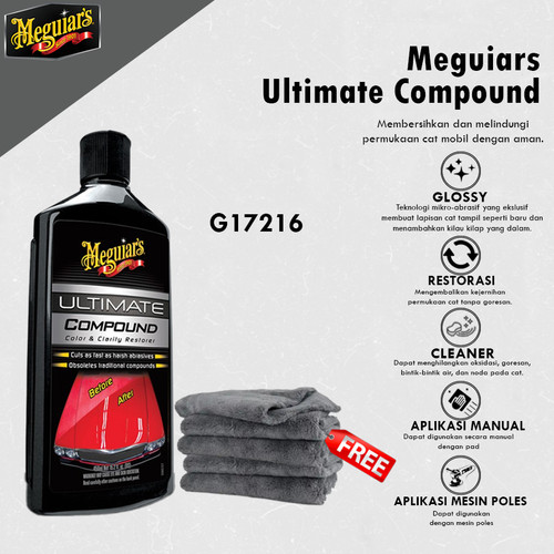 [EZR.0700402] Meguiars - Meguiar'S Ultimate Compound 450Ml - Pengkilap Mobil