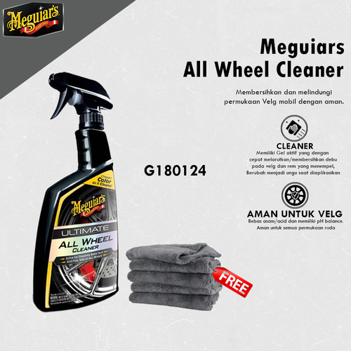 [EZR.0700405] Meguiars - Meguiar's Ultimate All Wheel Cleaner 24 oz 709ml - Pengkilap Velg