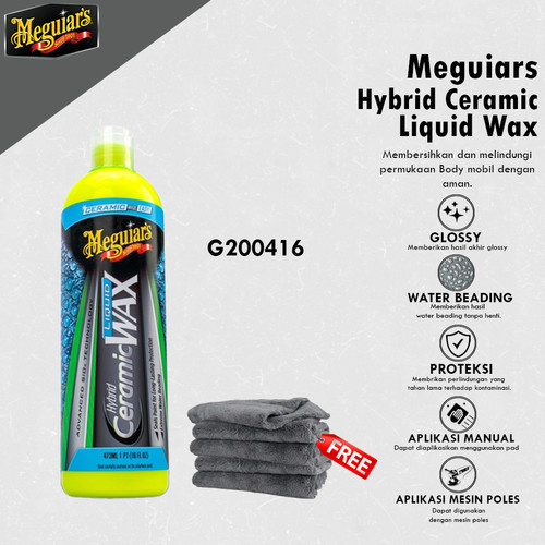 [EZR.0700424] Meguiars - Meguiar'S Hybrid Ceramic Liquid Wax 473Ml Wax Mobil Pengkilap Mobil