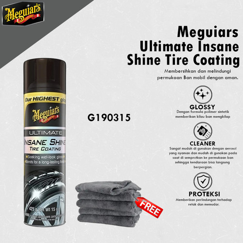 [EZR.0700435] Meguiars - Meguiar'S Ultimate Insane Shine Tire Coating Semir Ban