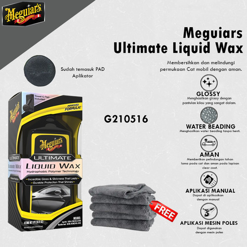 [EZR.0700436] Meguiars - Meguiar's Ultimate Liquid Wax Improved Formula New 473ml Wax Mobil