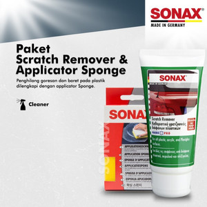 [EZR.0700445] Paket Sonax Scratch remover 75ml & Sonax Applicator Sponge 150gr