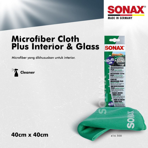 [EZR.0700449] SONAX Microfiber Cloth Plus Interior & Glass Ukuran 40x40 / Lap Kain MF