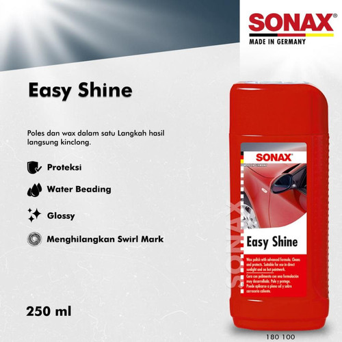 [EZR.0700454] SONAX Easy Shine 250ml ORIGINAL Clean Polish & Wax 3in1