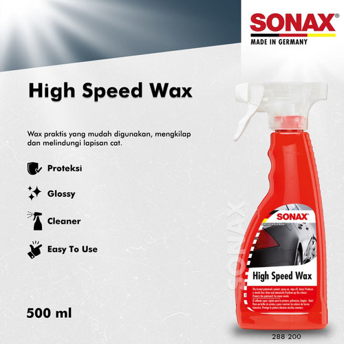 [EZR.0700458] SONAX High Speed Wax 500ml ORIGINAL HighSpeed Wax Spray
