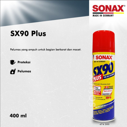 [EZR.0700469] Sonax SX90 Plus 400 Ml Pelumas Serba Guna / Pelumas Lubricant Serbaguna