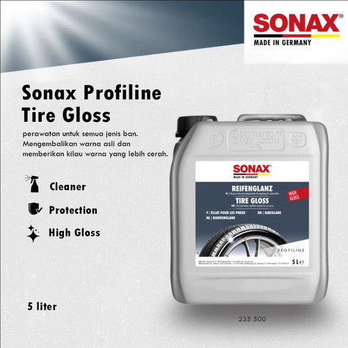 [EZR.0700471] SONAX Profiline Tire Gloss Tyre ORIGINAL 5 Liter Semir Pengkilap Ban