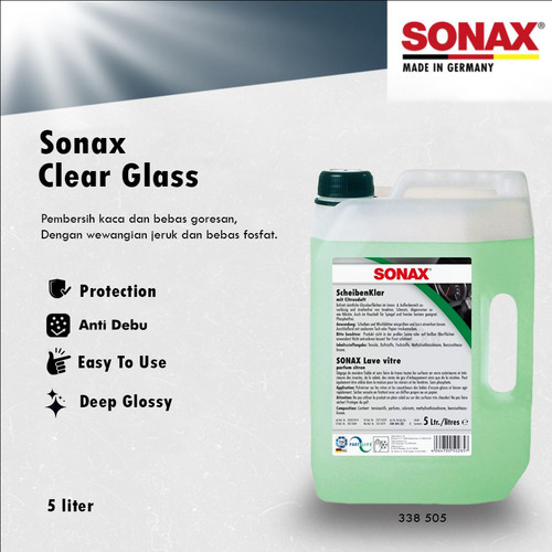 [EZR.0700475] SONAX Clear Glass Galon 5 Liter Pembersih Kaca / Glass Cleaner KONSENTRAT