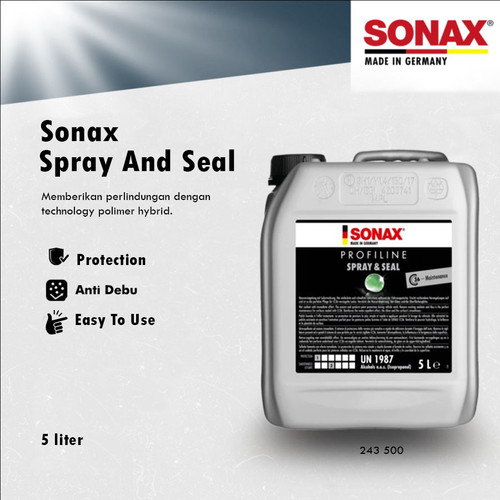 [EZR.0700476] Sonax Profiline SPRAY & SEAL Galon 5L ORIGINAL Wet Sealant Easy to Use