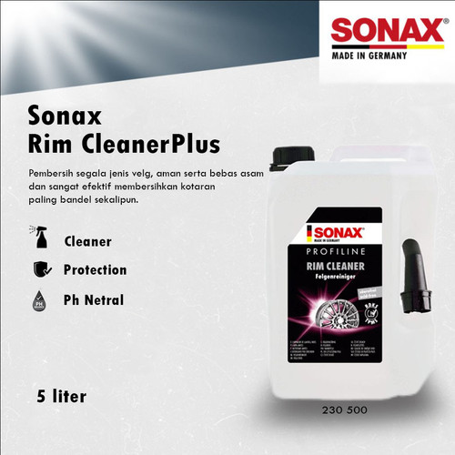 [EZR.0700484] SONAX Rim Cleaner Plus Galon 5L Pembersih Velg Wheel Cleaner Iron Remover