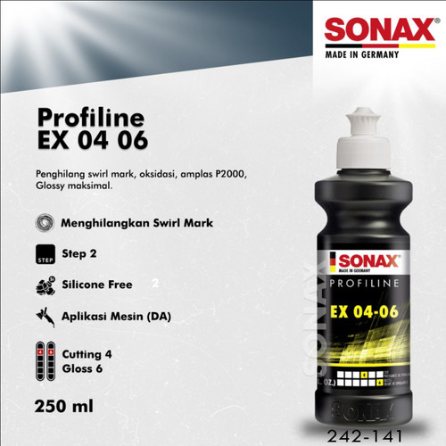 [EZR.0700507] SONAX Profiline EX 04 - 06 ORI 250ml Dual Action STEP 2 Finishing