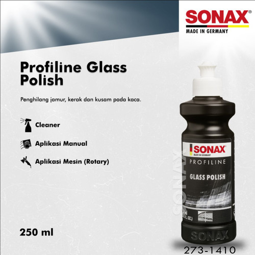 [EZR.0700508] Sonax Profiline Glass Polish Poles Baret Kaca Mobil