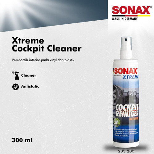 [EZR.0700518] SONAX Xtreme COCKPIT CLEANER - Matt Finish 300ml Trim Dasboard