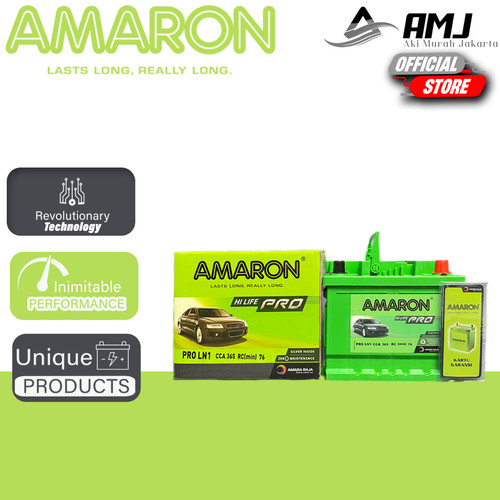 [EZR.0700546] Aki Mobil Hyundai Creta LN1 / Din45 Amaron Hi-Life 12v/ 45Ah