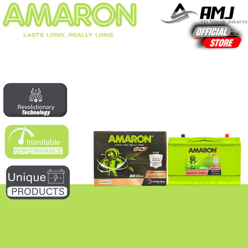 [EZR.0700552] Amaron Go Aki Kering Mobil Nissan Navara N70Z / 95D31R - 75Ah