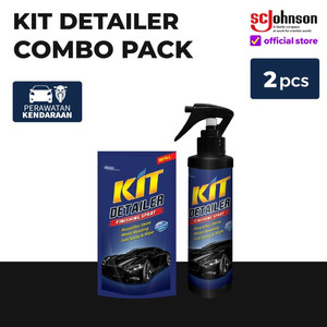 [EZR.0700640] Paket Kit Detailer Pump 200ml + Refill 200ml Perawatan mobil