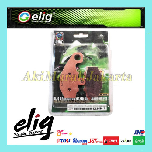 [EZR.0700946] Kampas Rem Belakang Kawasaki ER6N Series/ Versys 650 ELIG SINTER EM081