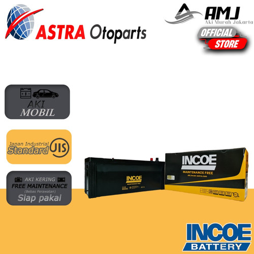 [EZR.0701135] Aki Solar Panel INCOE MF Astra N120 / 115F51 Aki Kering 12V / 120Ah