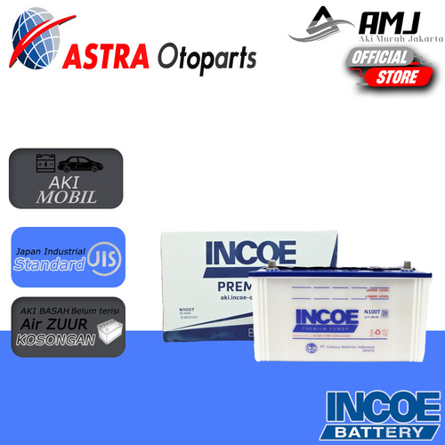 [EZR.0701140] Aki Solar Panel / UPS / LPU INCOE PREMIUM Deep Cycle N100T 12V / 100Ah