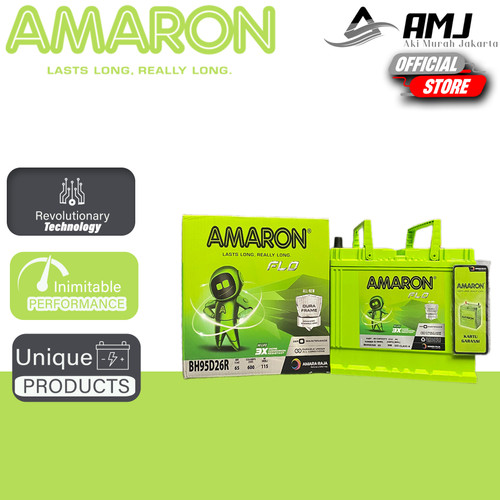 [EZR.0701517] Amaron Flo Aki Mobil Volvo 264 95D26R / NS70 12V 65Ah Aki Kering