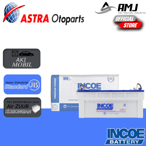 [EZR.0701613] AKI FORKLIFT INCOE PREMIUM ASTRA N200 Aki Basah 12V / 200Ah