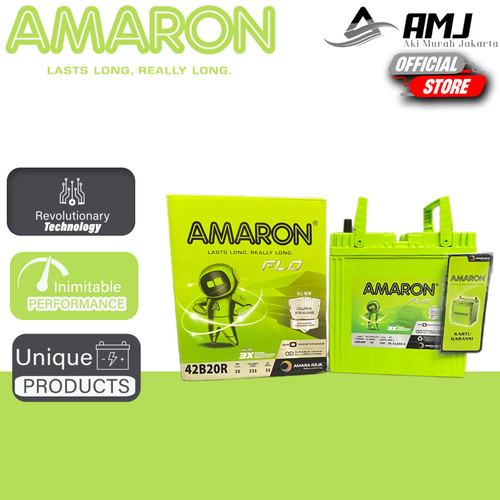 [EZR.0701851] Amaron Flo Aki Mobil Mazda 3 NS40Z / 42B20R Aki Kering 12v / 35A