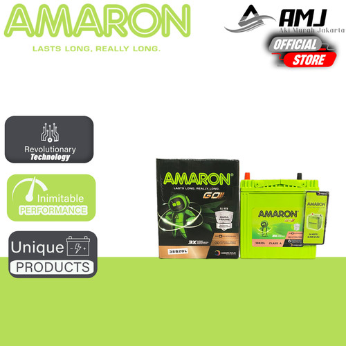 [EZR.0701964] Amaron Go Aki Kering Mobil Daihatsu Charade NS40ZL / 38B20L 12V / 35Ah