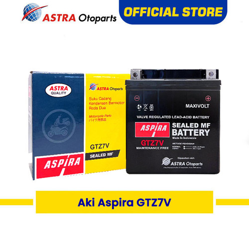 [EZR.3200010] Aki motor ASPIRA GTZ-7VMF