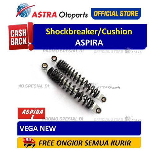 [EZR.3200068] Shockbreaker Set/Cushion Set ASPIRA untuk VEGA NEW