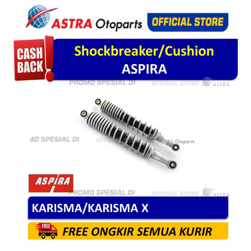 [EZR.3200080] Shockbreaker Set/Cushion Set ASPIRA untuk KARISMA/KARISMA X