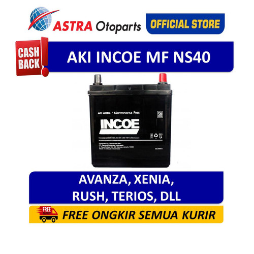 [EZR.3200188] Aki Mobil Incoe MF Kering INMF-NS40 Avanza Xenia Rush Terios