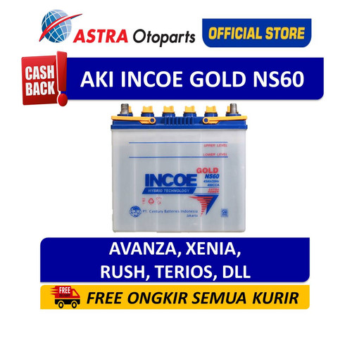 [EZR.3200190] Aki Mobil INCOE Gold INGO-NS60 Avanza Xenia Rush Terios dll