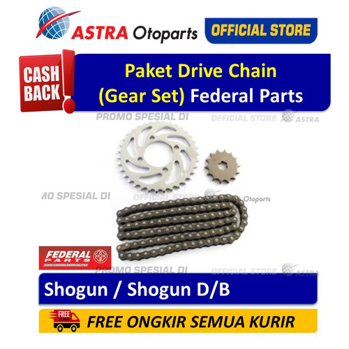[EZR.3200228] Paket Drive Chain Federal Parts Shogun / Shogun D/B