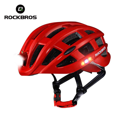 [EZR.3200245] ROCKBROS Helm Sepeda dengan Lampu ZN1001 Bike Light Helmet