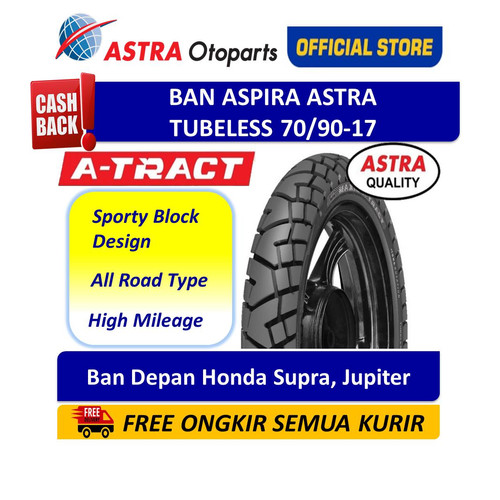 [EZR.3200431] Aspira Maxio A-tract 70/90-17 Tubeless (15-70/9017-ATRACT)