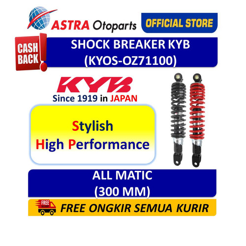 [EZR.3200434] Shock Breaker Belakang KYB OS Motor All Matic KYOS-OZ71100
