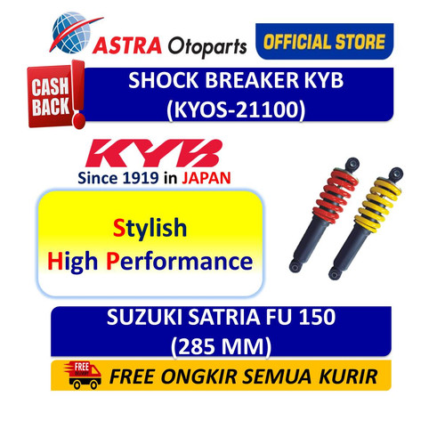 [EZR.3200436] Shock Breaker Belakang KYB OS Motor Suzuki Satria FU 150 KYOS-21100