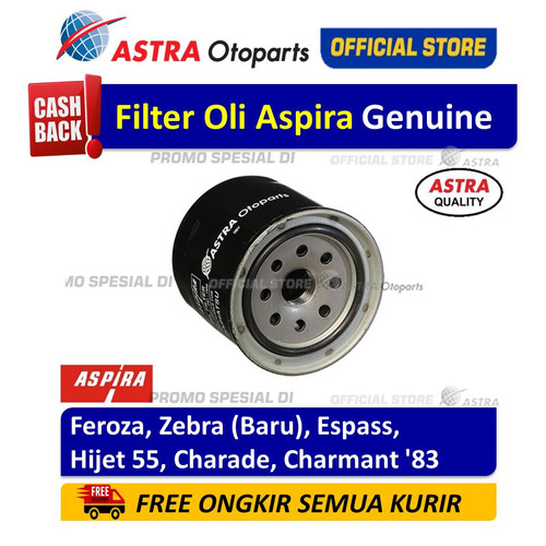 [EZR.3200482] Filter Oli/ Oil Filter Aspira FEROZA, ZEBRA (BARU), ESPASS, dll