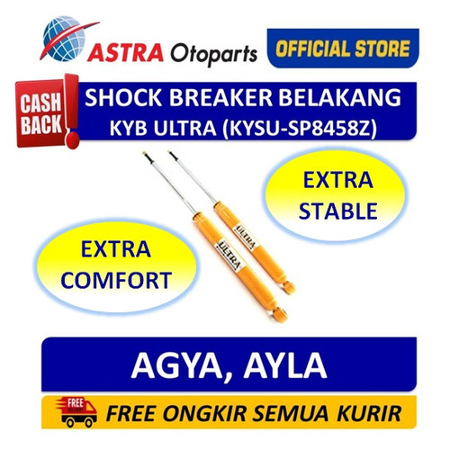 [EZR.3200829] Shock Breaker Belakang - Agya, Ayla - Ultra KYSU-SP8458Z (2013-On) KYB