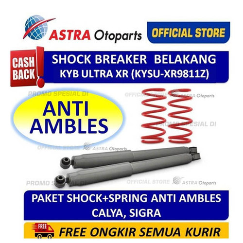 [EZR.3200830] Shock Belakang - Calya, Sigra - Ultra XR KYSU-XR9811Z (2016-On)