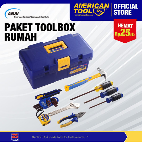 [EZM.2400014] Paket Perkakas Rumah American Tool