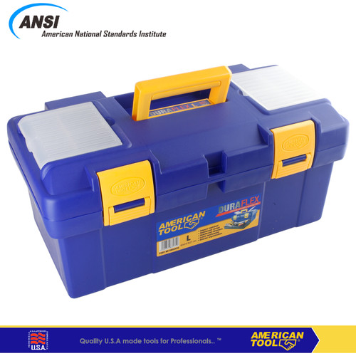 [EZM.2400016] Tool Box Plastik DURAFLEX American Tool Size L 45x24.3x21cm