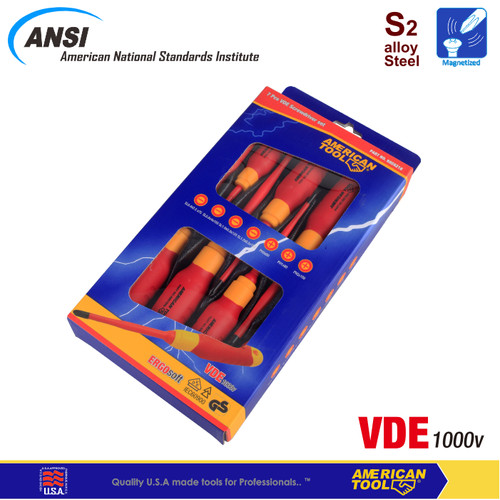 [EZM.2400031] Obeng VDE Elektrikal EgroSoft Handle (S2) Set 7pcs 8959218