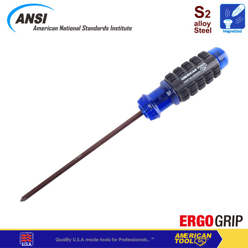 [EZM.2400032] Obeng Rubber Grip Handle Magnet Heavy Duty Plus S2 (PH2) 200mm 8959208